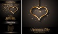 Valentine`s Day Restaurant Menu Template Background for Romantic Dinner Royalty Free Stock Photo