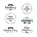 Valentine`s Day set of symbols.