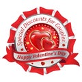 Valentine`s Day Specials Royalty Free Stock Photo