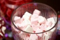 Valentine`s day sweets set. Colorful candies, jellies, lollipops, marshmallows Royalty Free Stock Photo