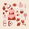 Valentine's day themed design Royalty Free Stock Photo