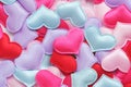 Valentine&#x27;s Day 20201 Wallpaper. Heart Shaped Pattern Background. Pattern Of Colorful Hearts. Decoration For 14 February