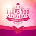 Valentine's Day and wedding romantic heart background