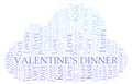 Valentine's Dinner word cloud