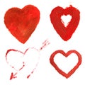 Valentine's hearts Royalty Free Stock Photo