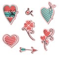 Valentine`s icon vector set