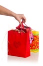 Valentine's shopping bags