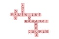 Valentine's spelling Royalty Free Stock Photo