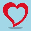 valentine safari red heart 10