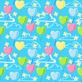 Valentine seamless pattern Royalty Free Stock Photo