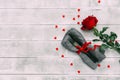 Valentine Series, Red rose and cutlery