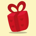 valentine sweethearts gift box 02 Royalty Free Stock Photo