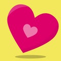valentine sweethearts pink heart 04 Royalty Free Stock Photo