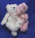 Valentine teddy bears Royalty Free Stock Photo