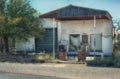 Valentine Texas Abandoned Gas Station With Pumps