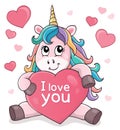 Valentine unicorn theme image 2