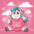 Valentine unicorn theme image 4