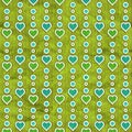 Valentine vector seamless pattern with hearts