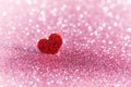 Valentines bright red heart Royalty Free Stock Photo