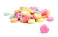 Valentines Candy Hearts Royalty Free Stock Photo