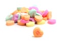 Valentines Candy Hearts Royalty Free Stock Photo