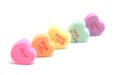 Valentines Candy Hearts Royalty Free Stock Photo