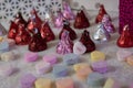 Valentines Candy scattered
