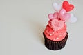 Valentines cupcake Royalty Free Stock Photo