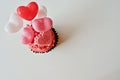 Valentines cupcake Royalty Free Stock Photo