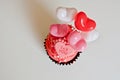 Valentines cupcake Royalty Free Stock Photo