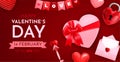 Valentines day advertising