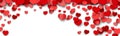 Valentines Day Background Design with Heart Stickers Royalty Free Stock Photo