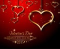 Valentines Day background for dinner invitations