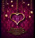 Valentines Day background for dinner invitations