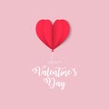 Valentines day background with Heart Shaped