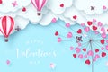 Valentines day background. Royalty Free Stock Photo