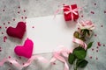 Valentines day background. Royalty Free Stock Photo