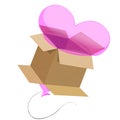 Valentines Day Balloon in a box