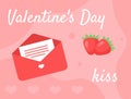 Valentines day banner vector concept