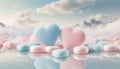 Valentines day candy hearts Royalty Free Stock Photo