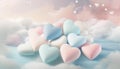 Valentines day candy hearts Royalty Free Stock Photo