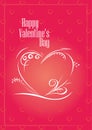 Valentines Day card Royalty Free Stock Photo