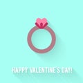 Valentines Day card Royalty Free Stock Photo