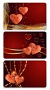 Valentines day cards Royalty Free Stock Photo