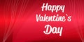valentines day celebration love banner flyer or greeting card lettering