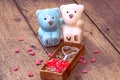 Valentines Day, Ceramic Couple Bears