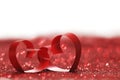 Valentines day decorative hearts