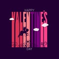 Valentines day design vector background Royalty Free Stock Photo