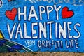 Valentines Day Graffiti, London UK