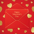 Valentines day greeting card vector design